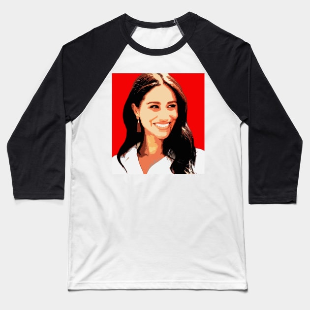 meghan markle Baseball T-Shirt by oryan80